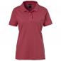 Preview: EXNER Damen-Polo-Shirt 100% Baumwolle bordeaux