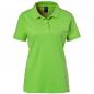 Preview: EXNER Damen-Polo-Shirt 100% Baumwolle lemon green