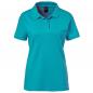 Preview: EXNER Damen-Polo-Shirt 100% Baumwolle teal