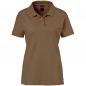 Preview: EXNER Damen-Polo-Shirt 100% Baumwolle toffee