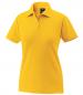 Preview: EXNER Damen-Polo-Shirt 65% Baumwolle gelb