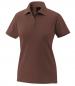 Preview: EXNER Damen-Polo-Shirt 65% Baumwolle toffee