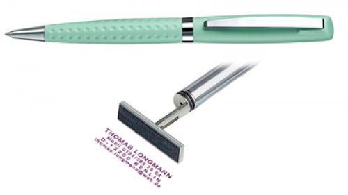 HERI | Stempelkugelschreiber Classic G Light mint (6490M)