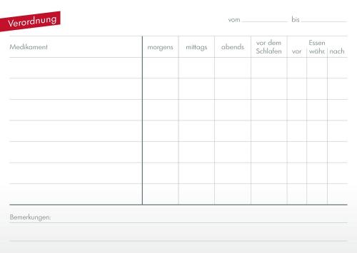 MED+ORG | Medikamentenpass mit Terminkarte