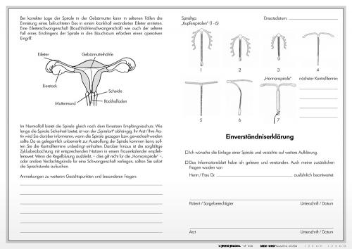MED+ORG | Einverständniserklärung Information Spirale MED AUXIL