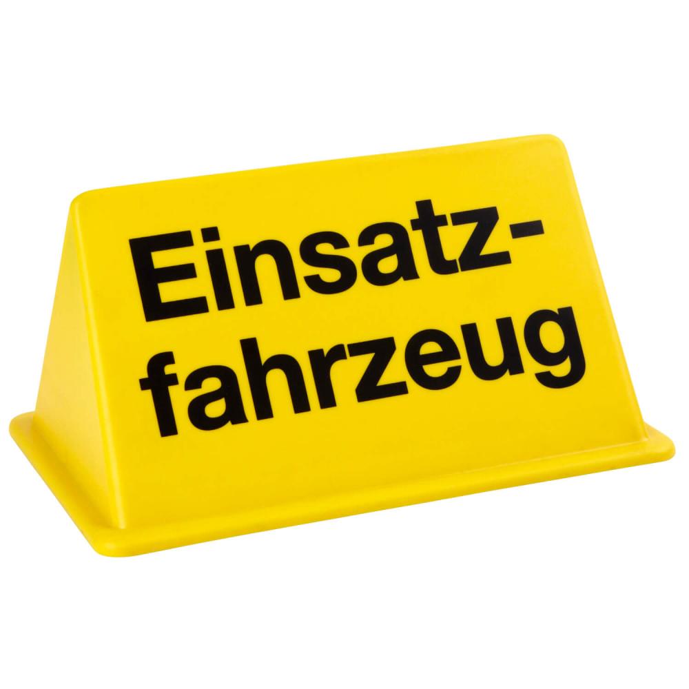 TEMPLIN  | Dachschild Einsatzfahrzeug unbeleuchtet (gelb / schwarz)