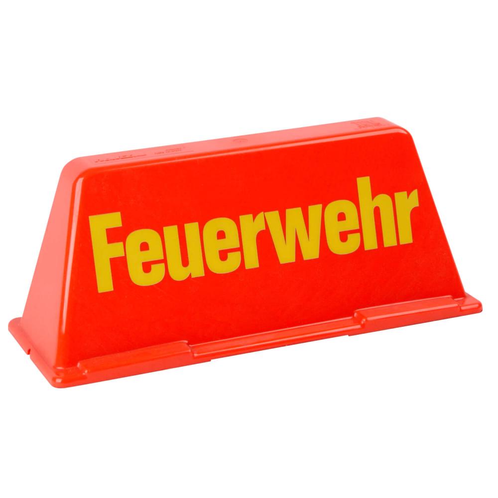 TEMPLIN | Dachschild Feuerwehr unbeleuchtet (rot / gelb)