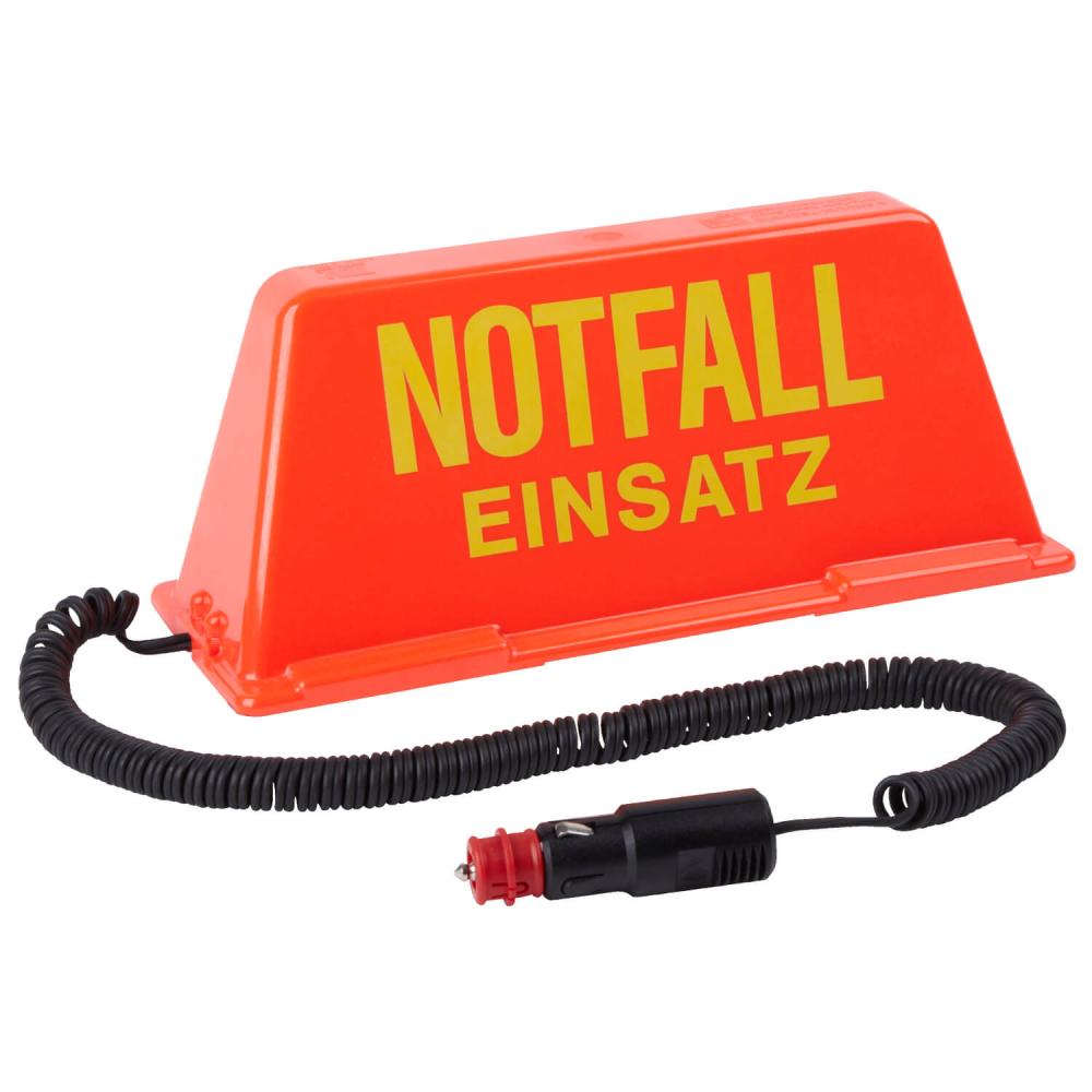 Dachschild Arzt im Dienst rot / gelb (beleuchtet)