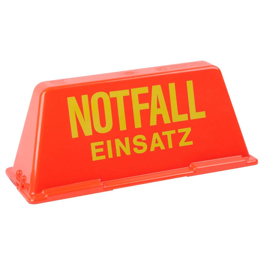 Dachschild Arzt im Dienst rot / gelb (unbeleuchtet)