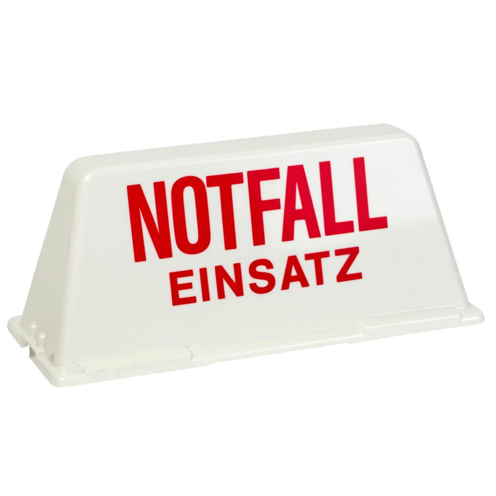 Dachschild Notfall Einsatz unbeleuchtet