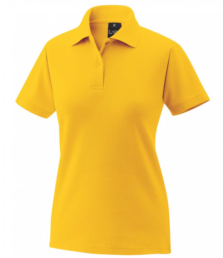 EXNER Damen-Polo-Shirt 65% Baumwolle gelb