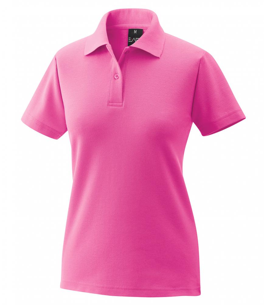 EXNER Damen-Polo-Shirt 65% Baumwolle magenta