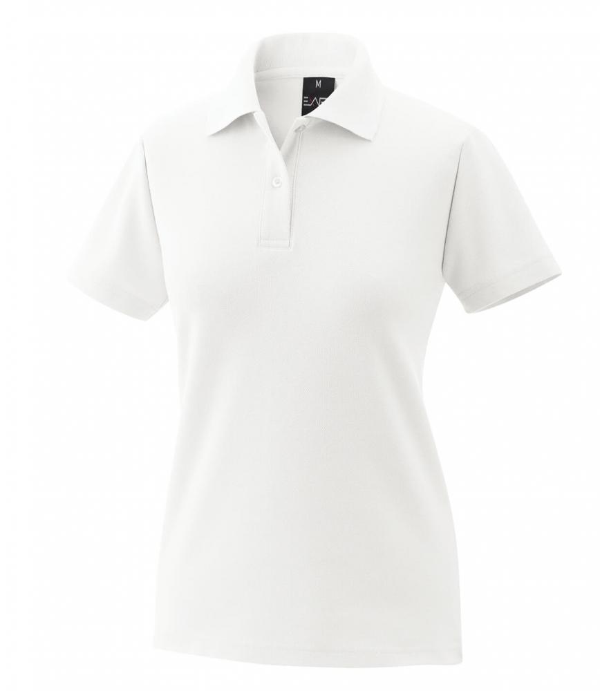 EXNER Damen-Polo-Shirt 65% Baumwolle weiss