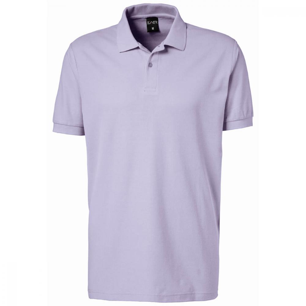 EXNER Polo-Shirt flieder 100% Baumwolle