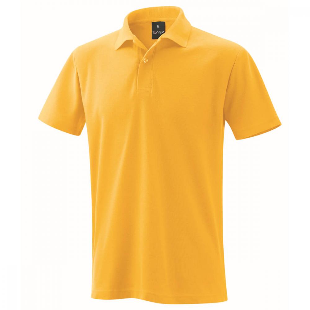 EXNER Polo-Shirt gelb 65% Baumwolle