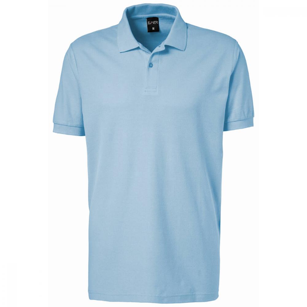 EXNER Polo-Shirt light blue 100% Baumwolle