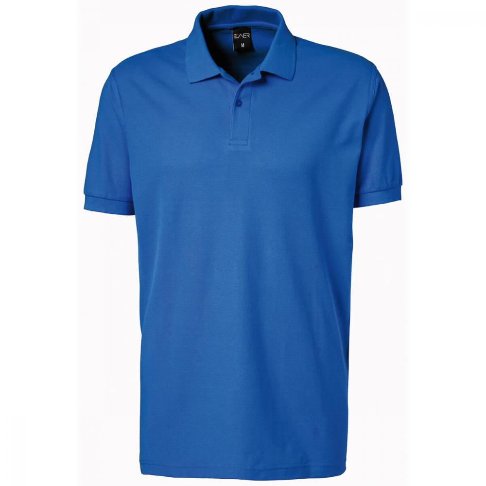 EXNER Polo-Shirt royal blau 100% Baumwolle