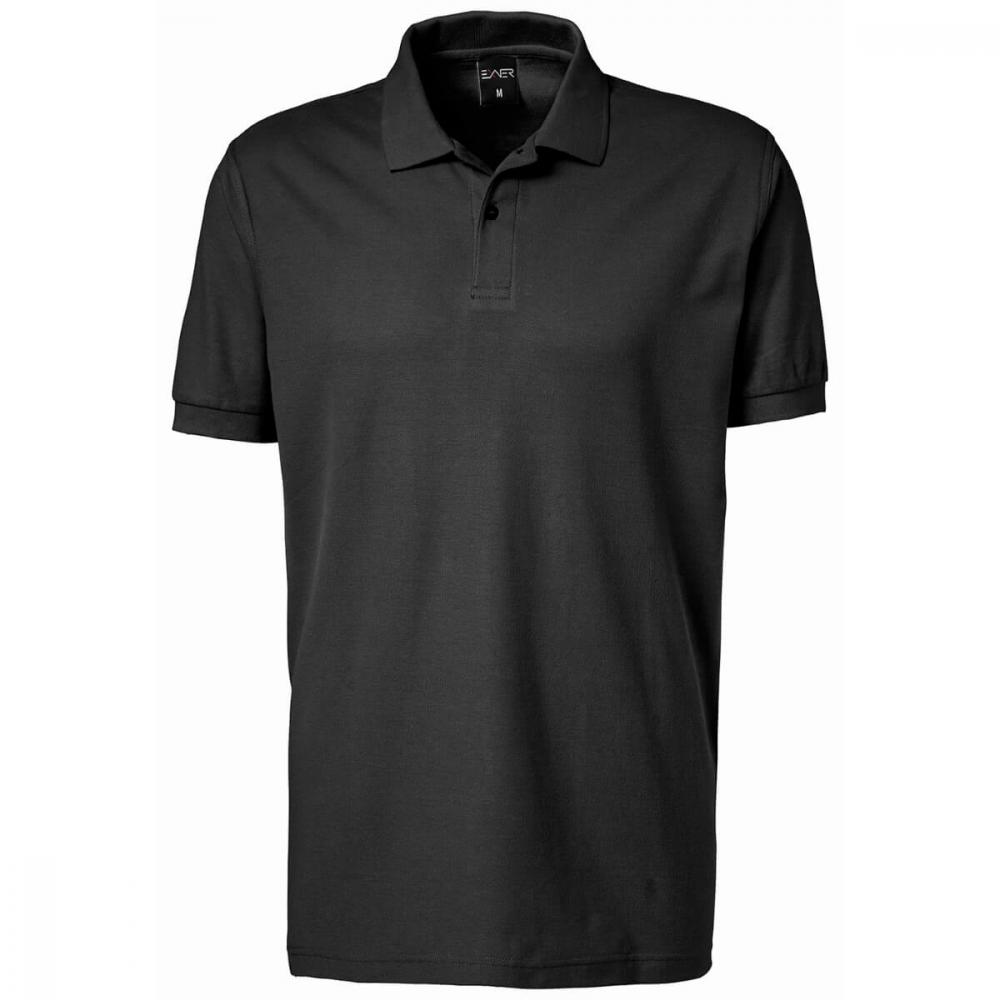 EXNER Polo-Shirt schwarz 100% Baumwolle