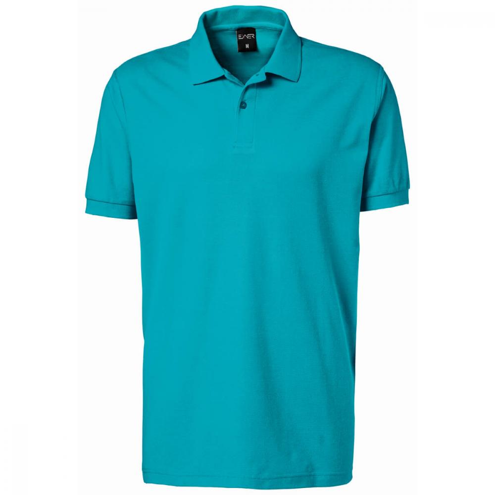 EXNER Polo-Shirt teal 100% Baumwolle