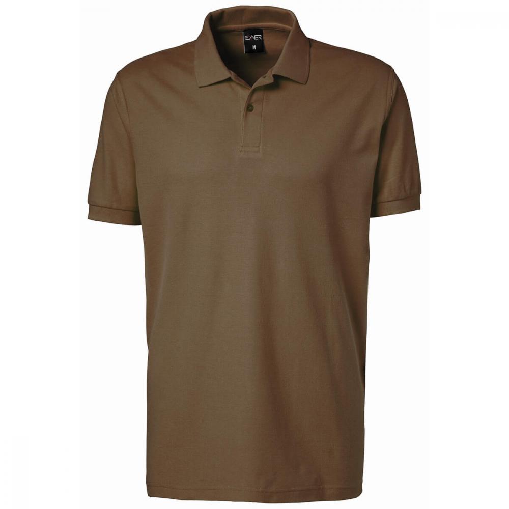 EXNER Polo-Shirt toffee 100% Baumwolle