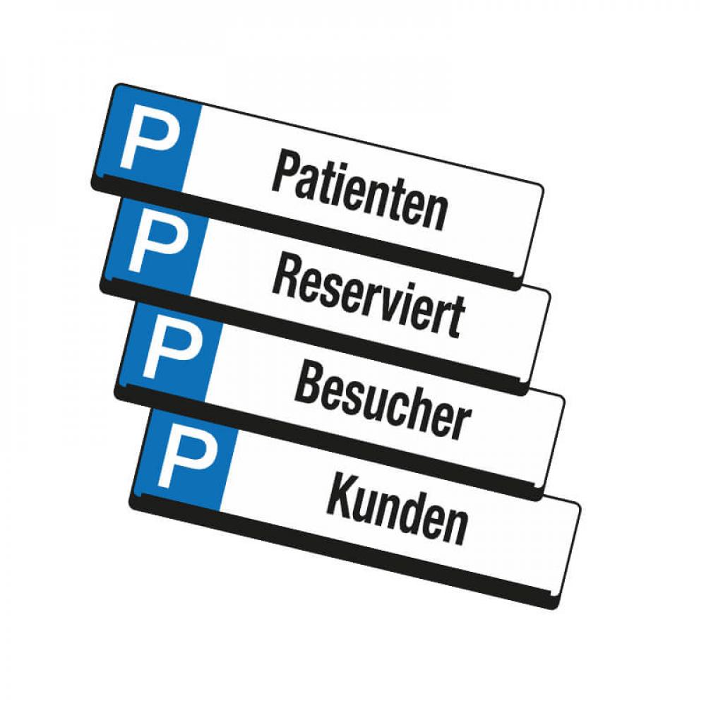 Parkplatzschild Wunschtext