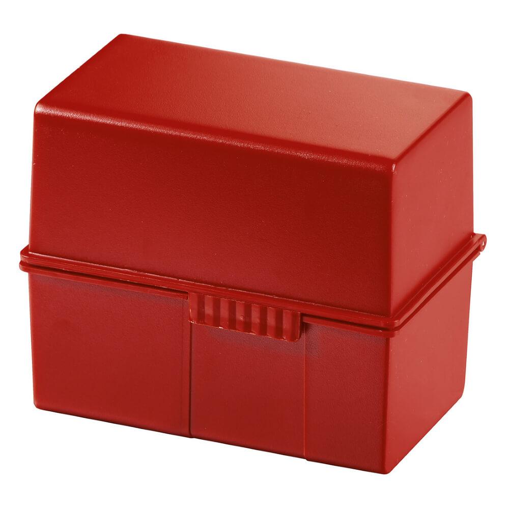 HAN Karteibox DIN A7 quer (rot) 977-17