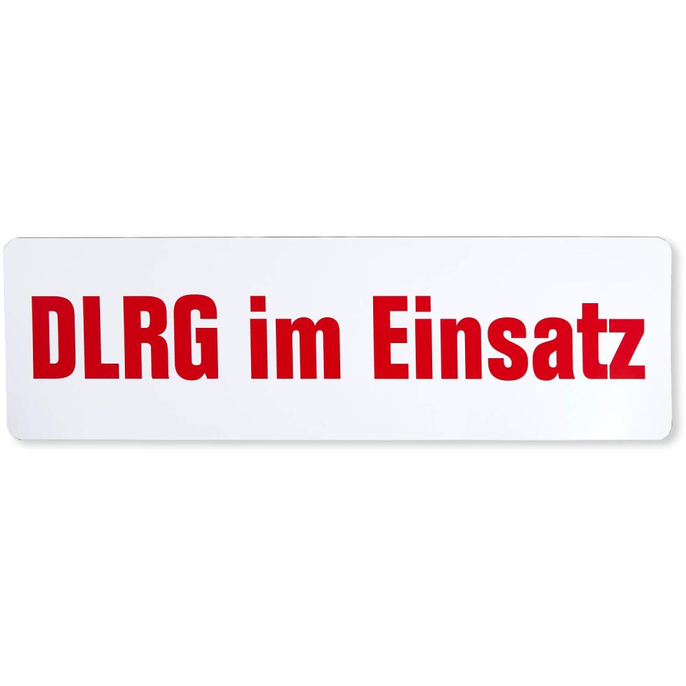 Magnetfolienschild DLRG im Einsatz für Notärzte und Einsatzfahrzeuge