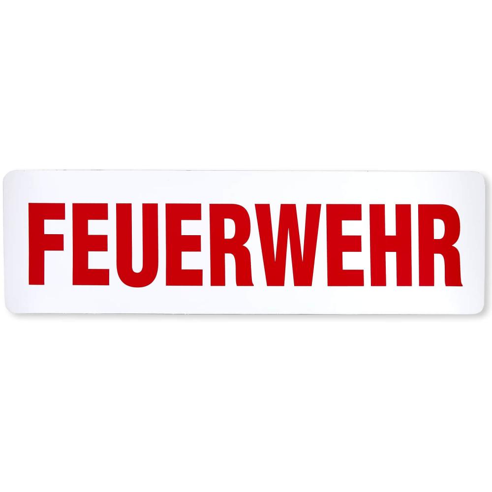 Magnetfolienschild Feuerwehr für Notärzte und Einsatzfahrzeuge