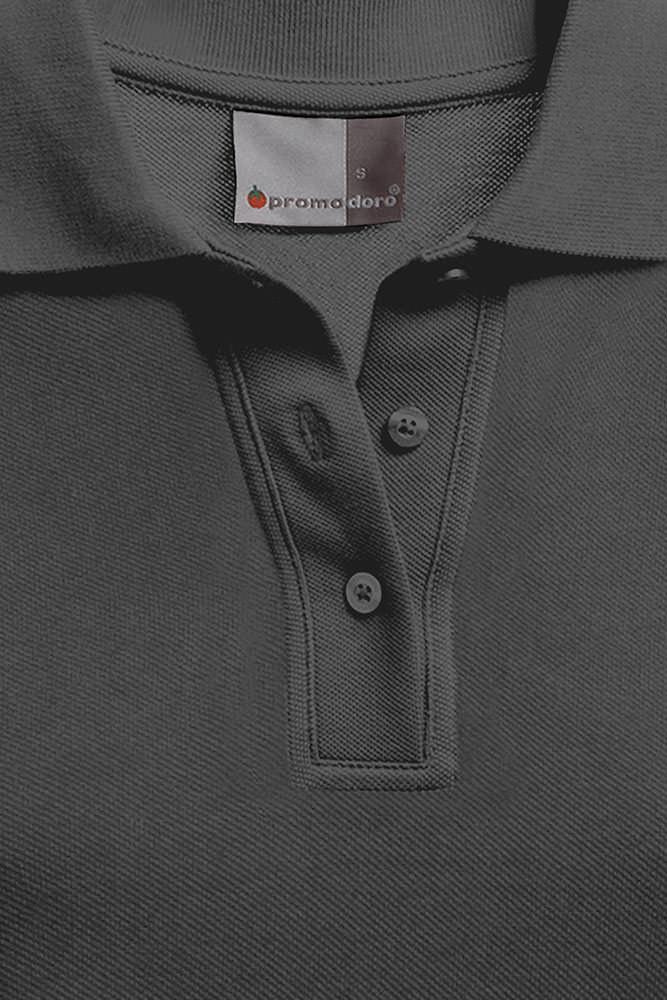 Promodoro | Damen Heavy Polo Longsleeve steel gray (E4605F)