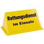 Dachschild "Rettungsdienst im Einsatz"