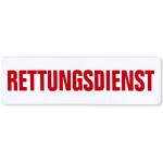 Magnetfolienschild "Rettungsdienst"